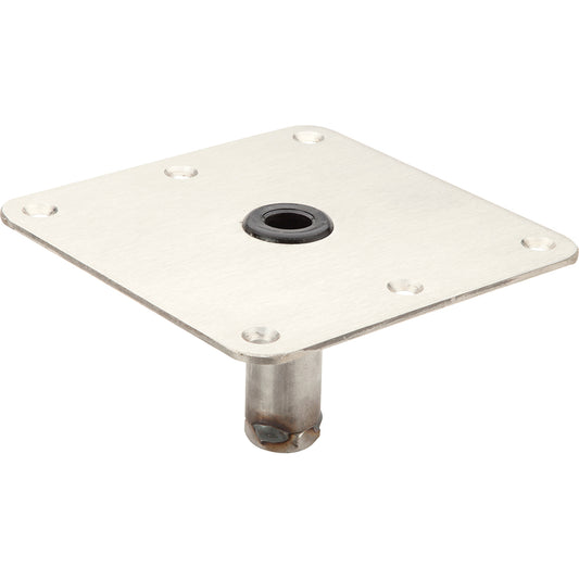 Attwood SWIVL-EZE 7x7 Lock'N-Pin Zinc Plated Steel 3/4" Pin Base - Boat Gear USA