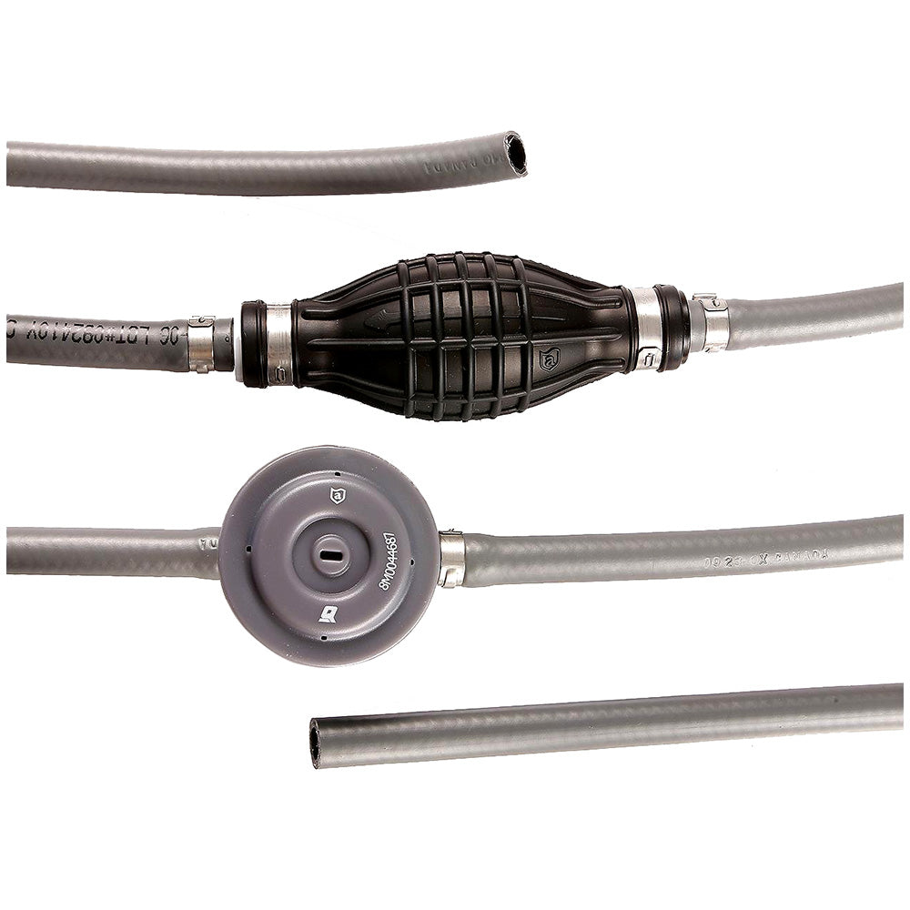 Attwood Universal Fuel Line Kit - 3/8" Dia. x 6' Length w/Fuel Demand Valve - Boat Gear USA