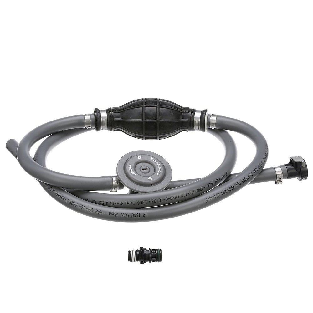 Attwood Universal Fuel Line Kit - 3/8" Dia. x 6' Length w/Sprayless Connectors & Fuel Demand Valve - Boat Gear USA