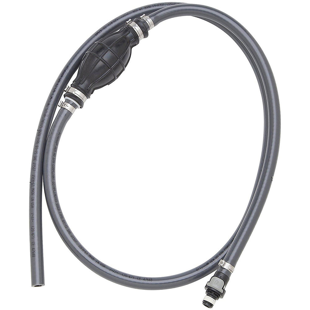Attwood Universal Fuel Line Kit - 3/8" Dia. x 6' Length w/Sprayless Connectors - Boat Gear USA