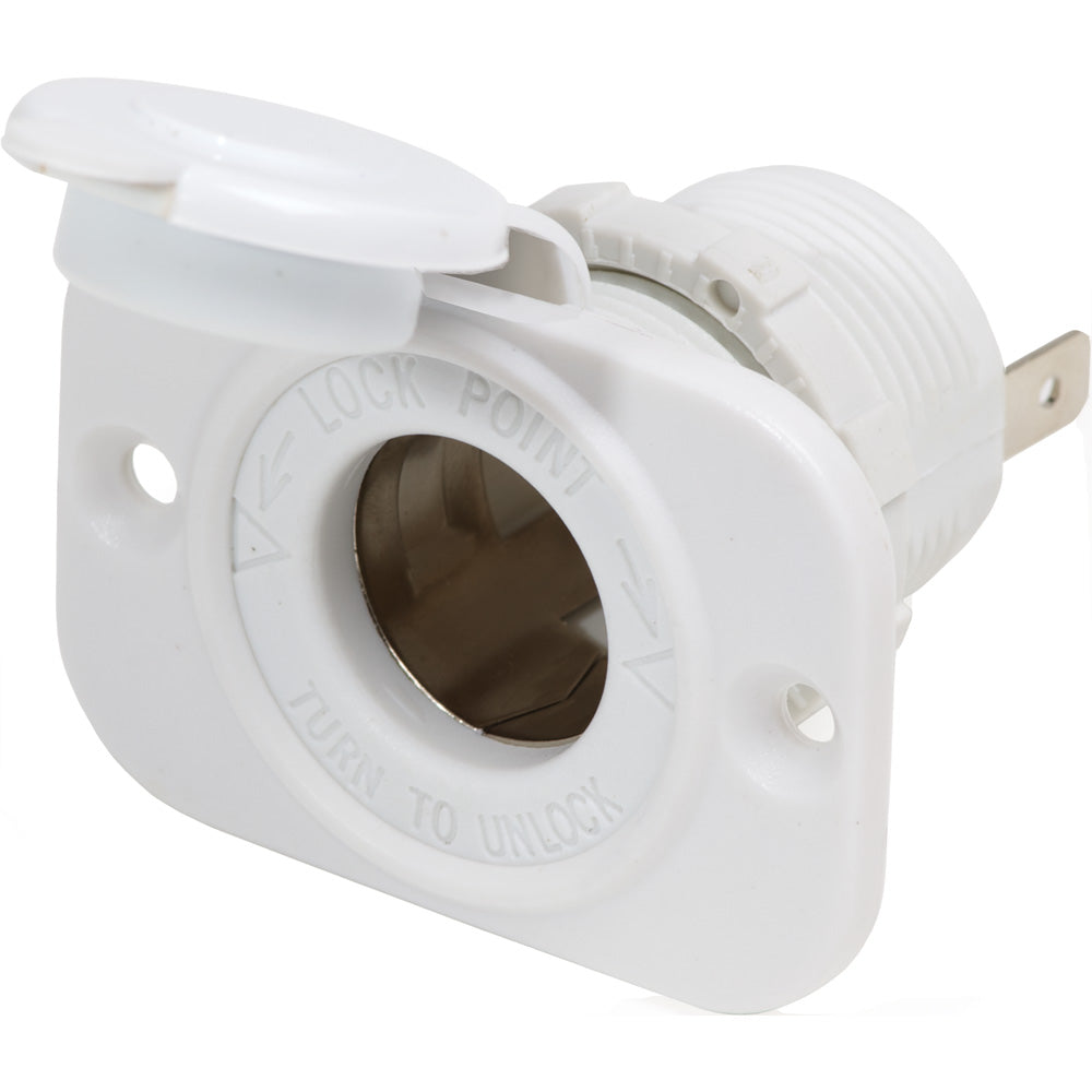 Blue Sea 12V Dash Socket - White - Boat Gear USA