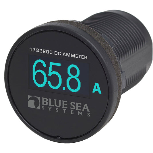 Blue Sea 1732200 Mini OLED Ammeter - Blue - Boat Gear USA