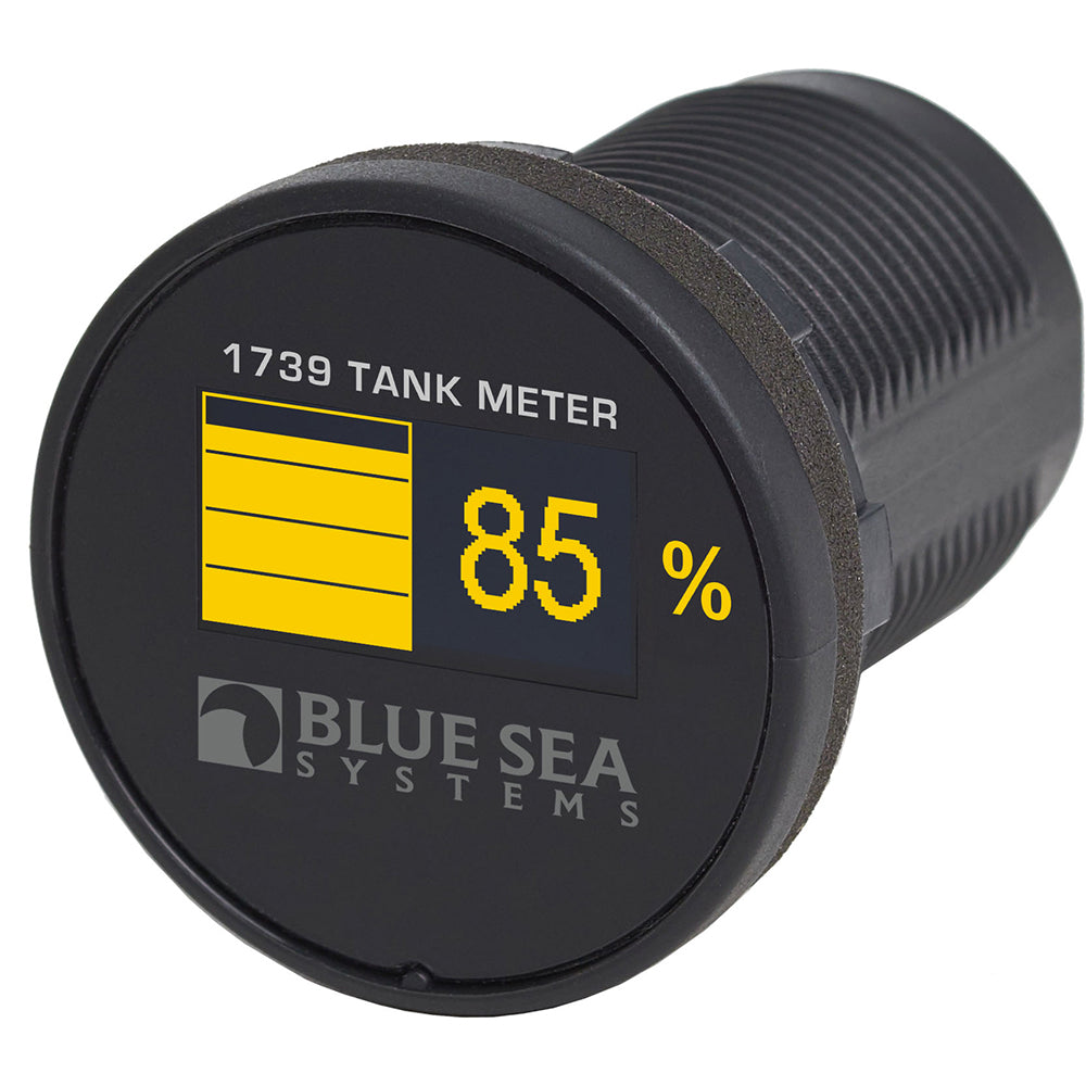 Blue Sea 1739 Mini OLED Tank Meter - Yellow - Boat Gear USA