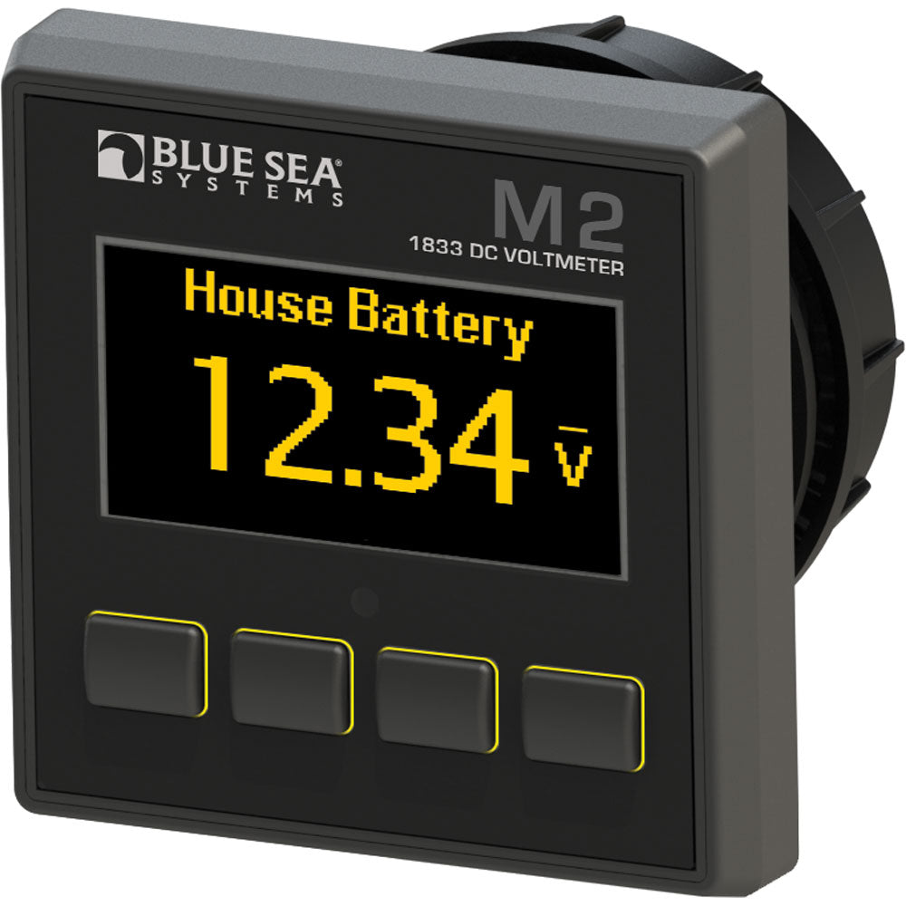 Blue Sea 1833 M2 DC Voltmeter - Boat Gear USA