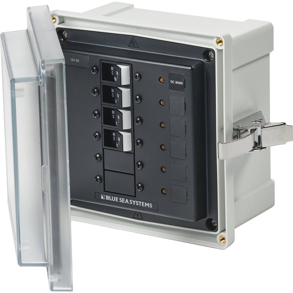 Blue Sea 3135 - SMS Panel Enclosure w/UL Main & 3 Branch (12/24V) - 12/24V DC - Boat Gear USA