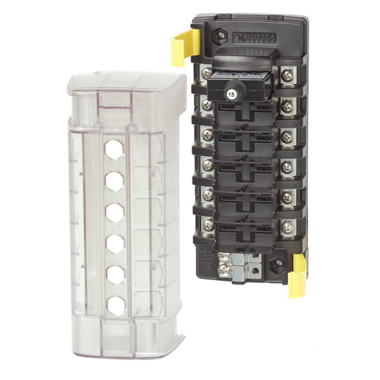 Blue Sea 5050 ST CLB Circuit Breaker Block - 6 Position - Boat Gear USA