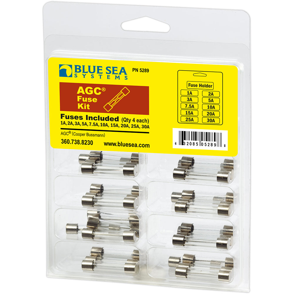 Blue Sea 5289 AGC Fuse Kit - 41-Piece - Boat Gear USA