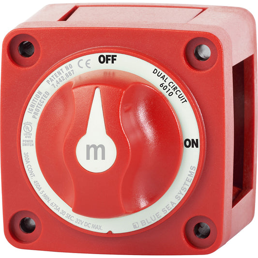 Blue Sea 6010 m-Series (Mini) Battery Switch Dual Circuit - Boat Gear USA