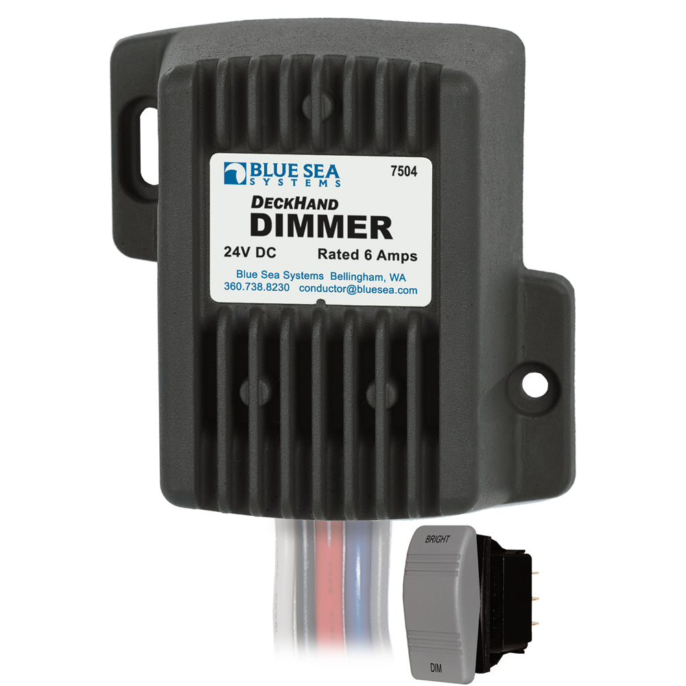 Blue Sea 7504 DeckHand Dimmer - 6 Amp/24V - Boat Gear USA