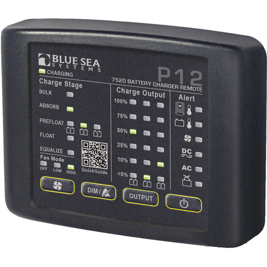 Blue Sea 7520 P12 LED Remote f/Battery Chargers - Boat Gear USA