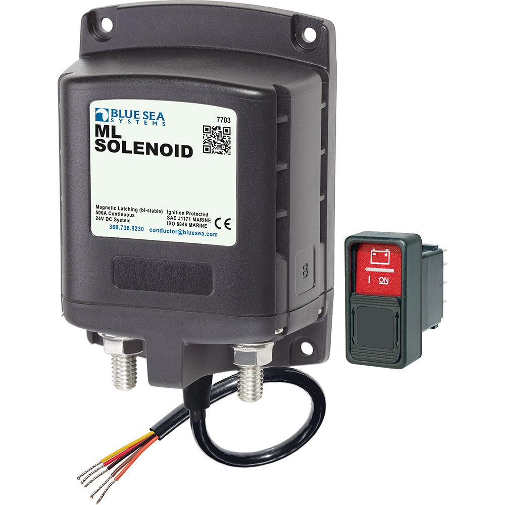 Blue Sea 7703 ML-Series Remote Battery Switch 24v DC - Boat Gear USA