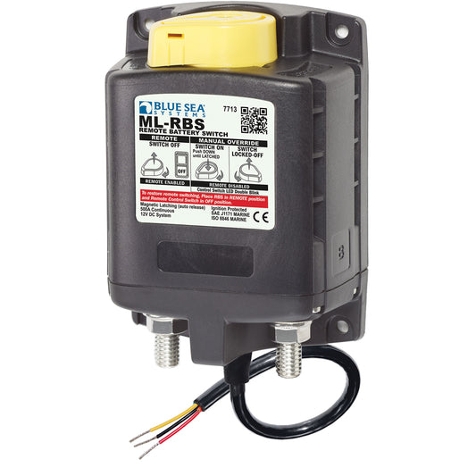 Blue Sea 7713 ML-RBS Remote Battery Switch w/Manual Control Release - 12V - Boat Gear USA