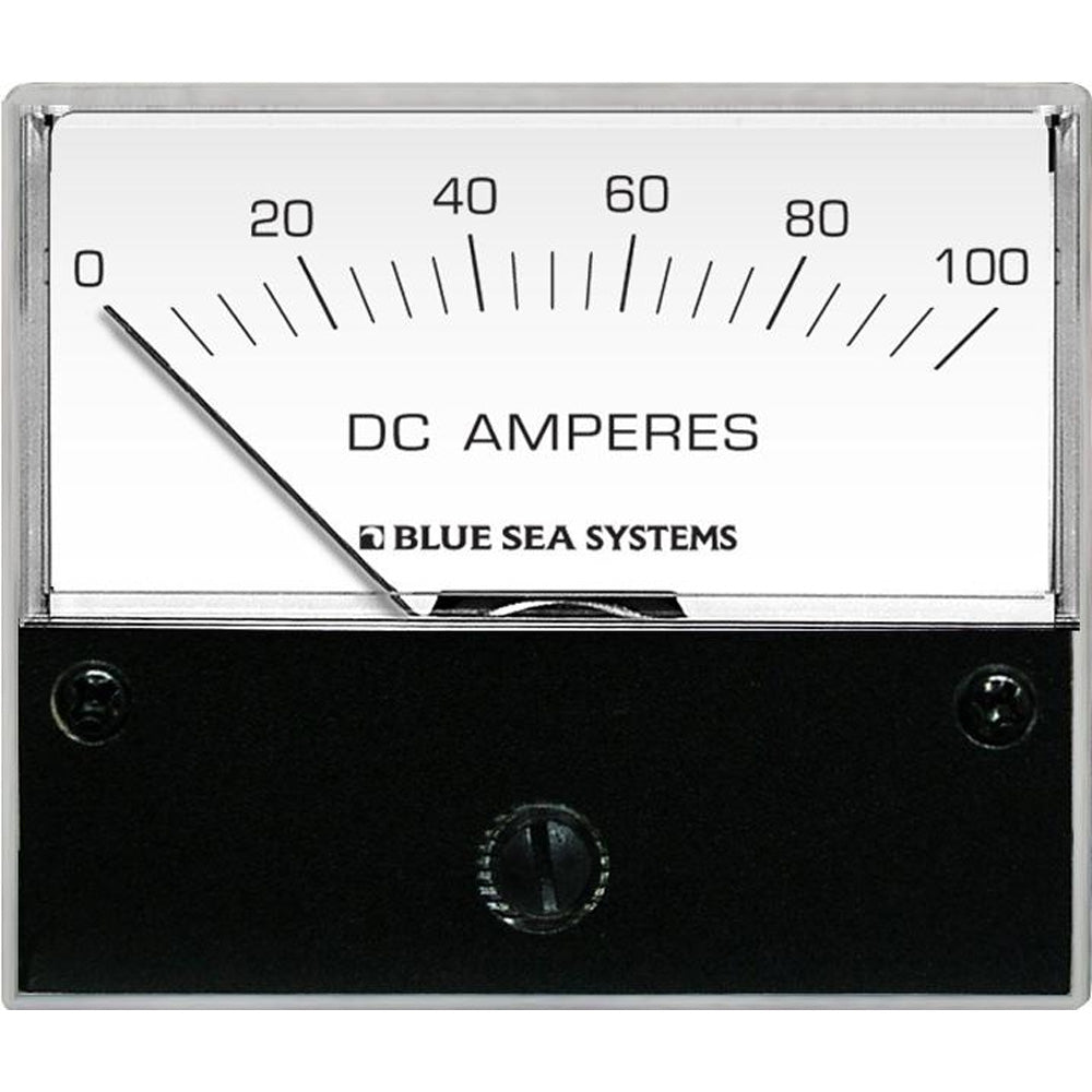 Blue Sea 8017 DC Analog Ammeter - 2-3/4" Face, 0-100 Amperes DC - Boat Gear USA