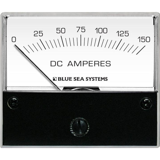 Blue Sea 8018 DC Analog Ammeter - 2-3/4" Face, 0-150 Amperes DC - Boat Gear USA