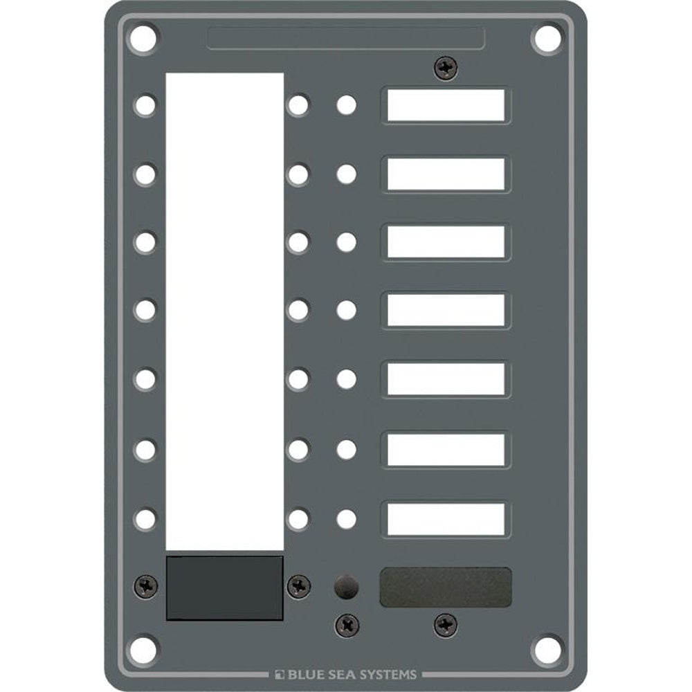 Blue Sea 8087 8 Position DC C-Series Panel - Blank - Boat Gear USA