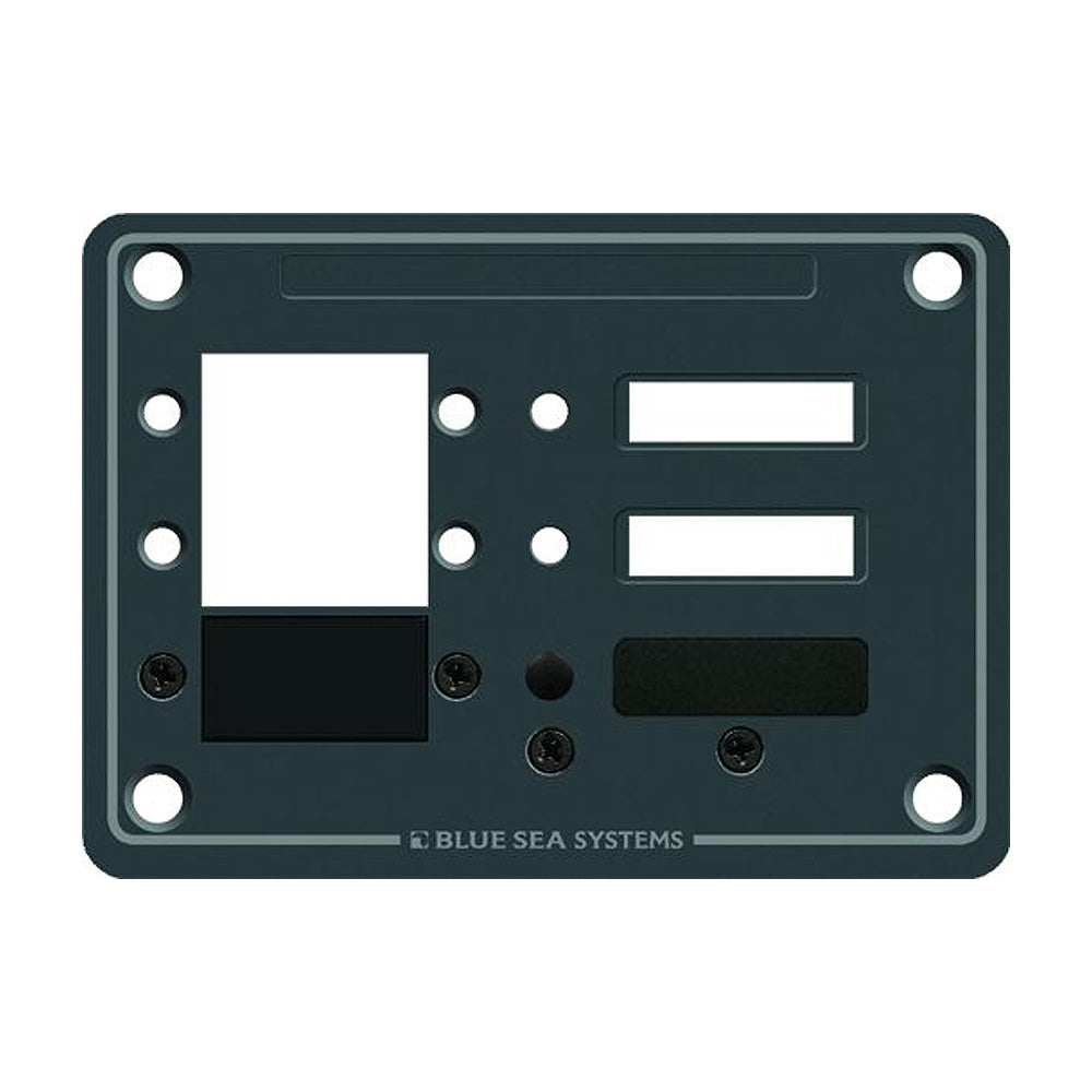 Blue Sea 8088 3 Position DC C-Series Panel - Blank - Boat Gear USA