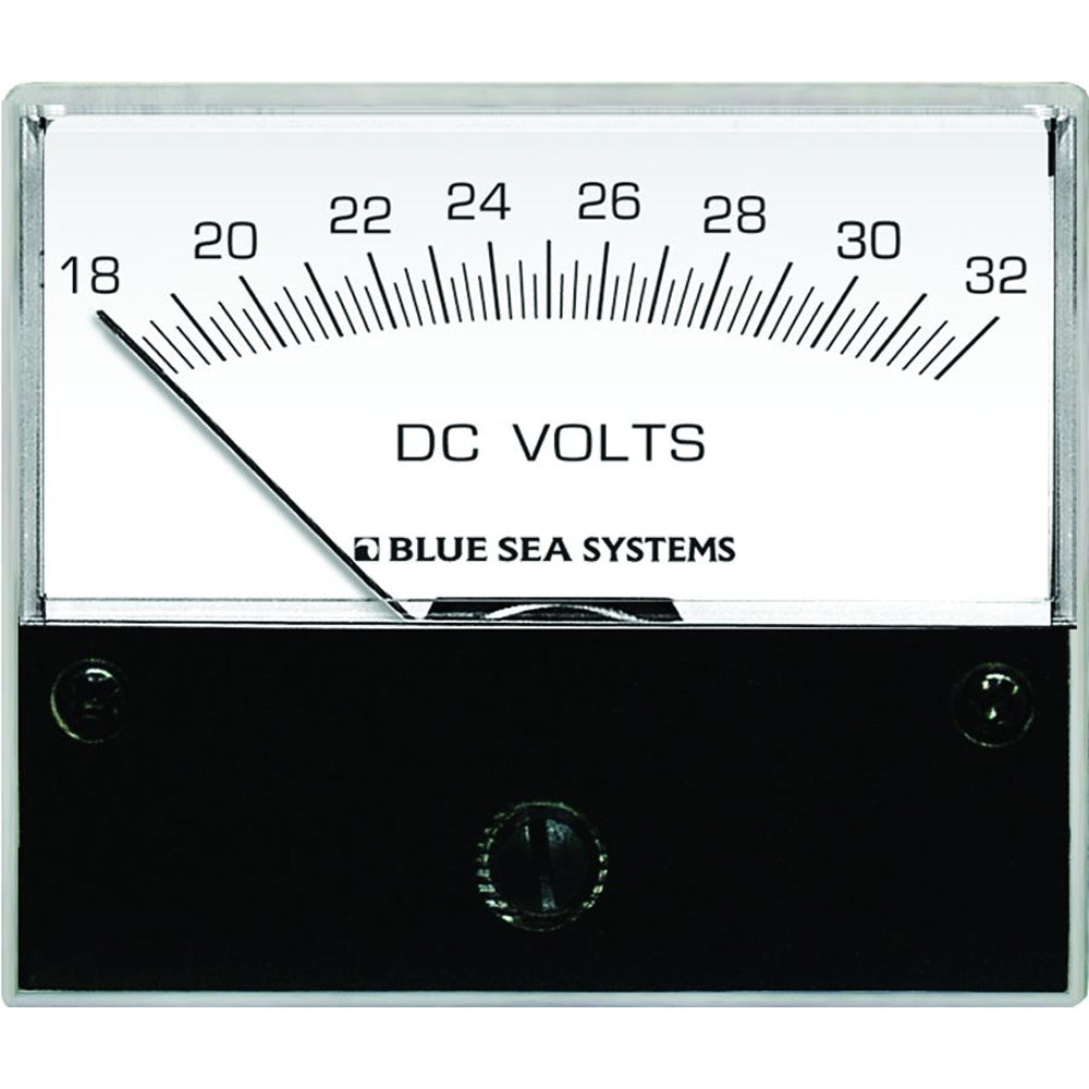 Blue Sea 8240 DC Analog Voltmeter - 2-3/4" Face, 18-32 Volts DC - Boat Gear USA