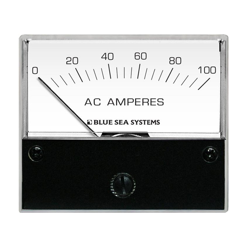 Blue Sea 8258 AC Analog Ammeter - 2-3/4" Face, 0-100 Amperes AC - Boat Gear USA