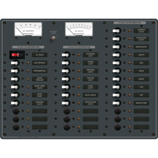 Blue Sea 8381 DC Main + 32 Positions - Boat Gear USA