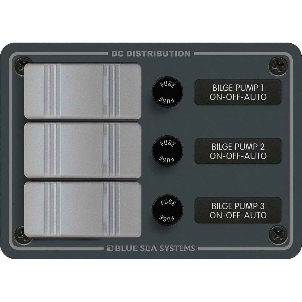 Blue Sea 8665 Contura 3 Bilge Pump Control Panel - Boat Gear USA