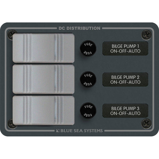 Blue Sea 8665 Contura 3 Bilge Pump Control Panel - Boat Gear USA