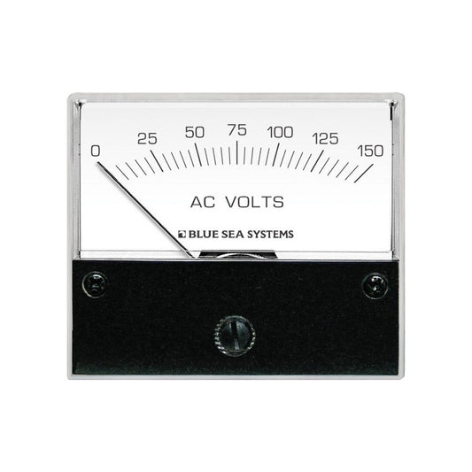 Blue Sea 9353 AC Analog Voltmeter 0-150V AC - Boat Gear USA