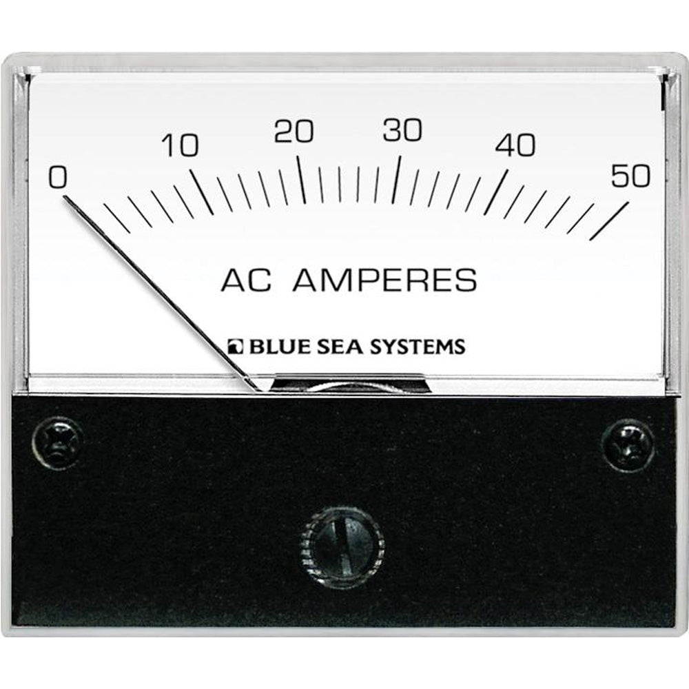 Blue Sea 9630 AC Analog Ammeter 0-50 Amperes AC - Boat Gear USA