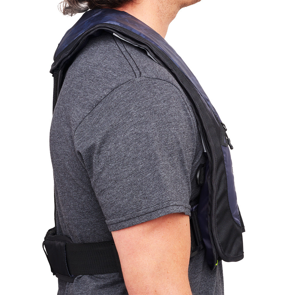 Bluestorm Atmos 40 Auto Type II Inflatable PFD - Apex Black - Boat Gear USA