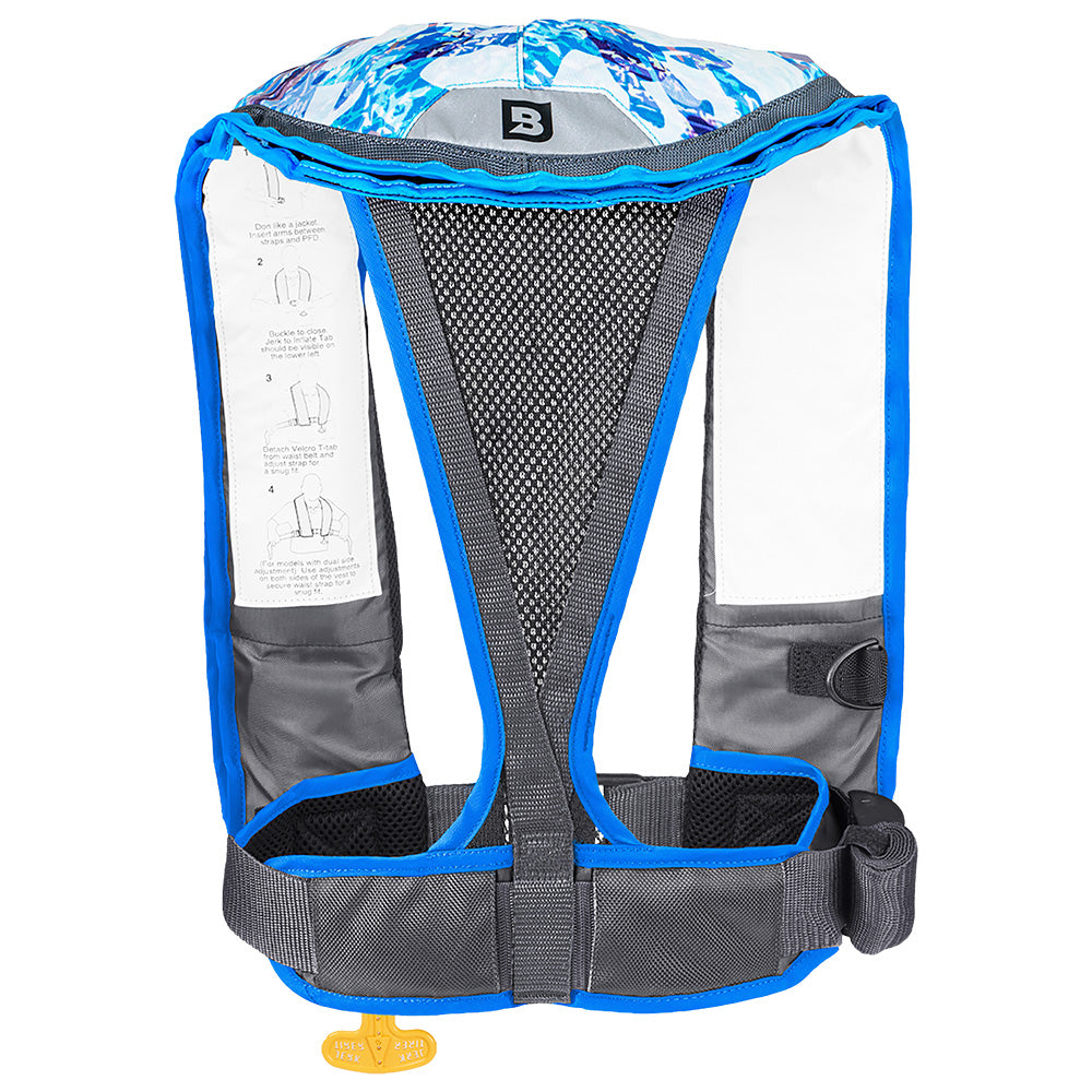 Bluestorm Atmos 40 Auto Type II Inflatable PFD - Coastal Blue - Boat Gear USA