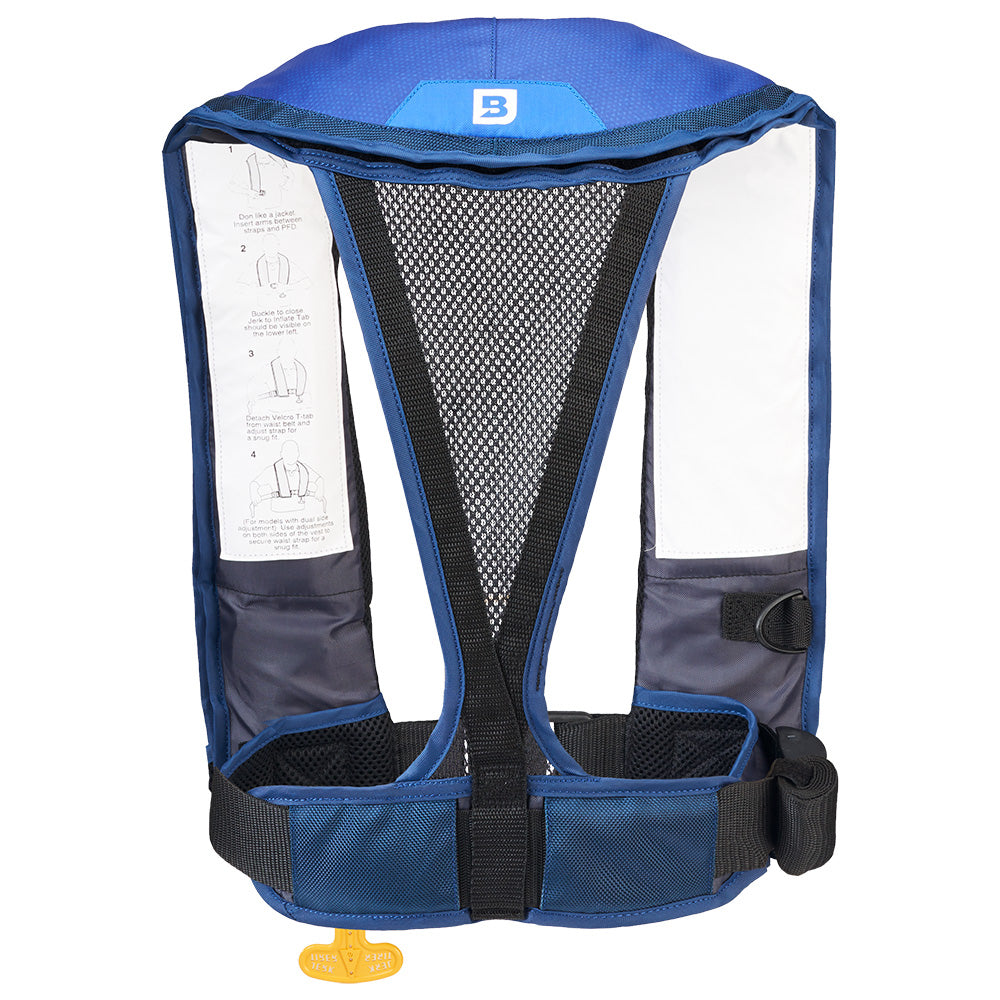 Bluestorm Atmos 40 Auto Type II Inflatable PFD - Deep Blue - Boat Gear USA