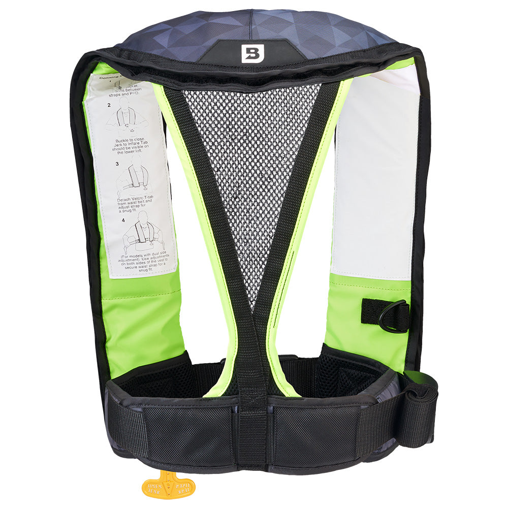 Bluestorm Atmos 40 Auto Type II Inflatable PFD - Hi-Vis - Boat Gear USA