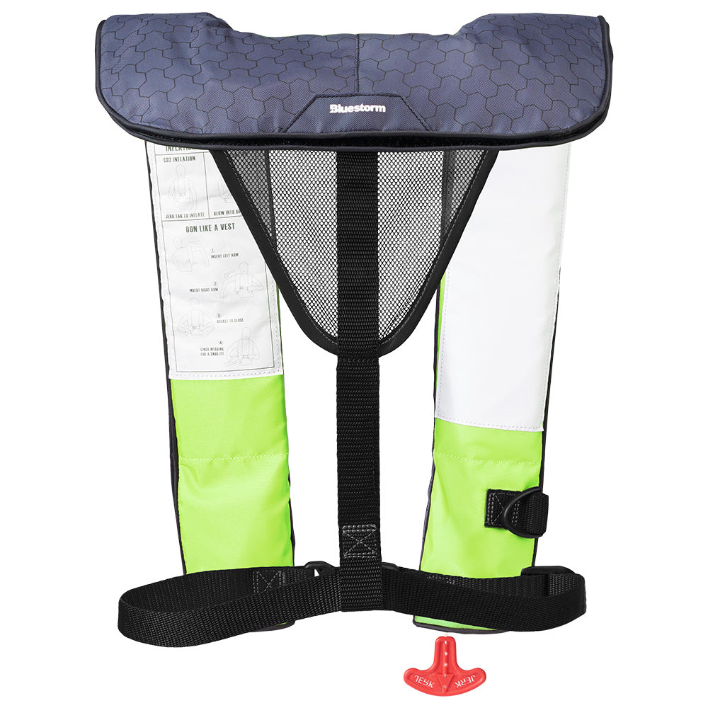 Bluestorm Cirrus 26 Auto/Manual Type V Inflatable PFD - Hi-Vis - Boat Gear USA