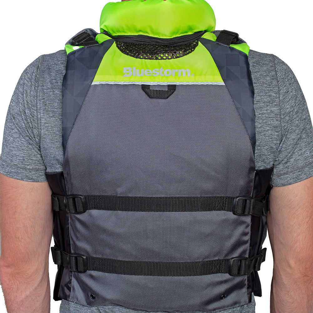 Bluestorm Classic Adult Fishing Life Jacket - Hi-Vis - S/M - Boat Gear USA