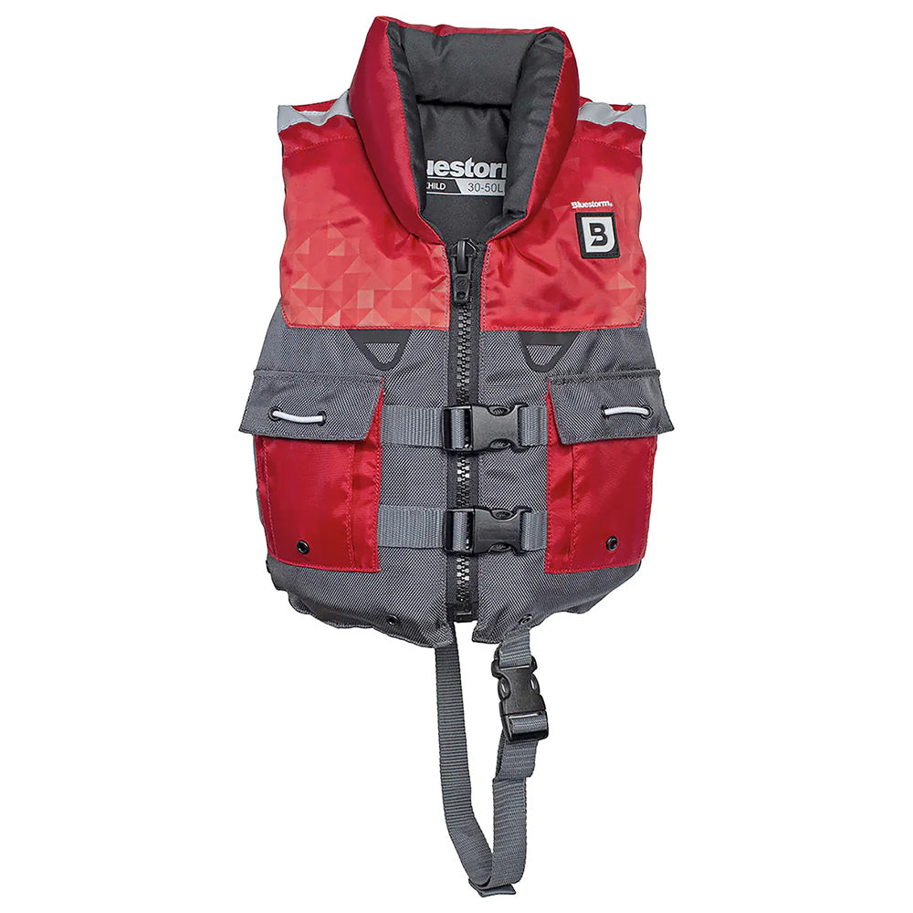 Bluestorm Classic Child Fishing Life Jacket - Nitro Red - Boat Gear USA