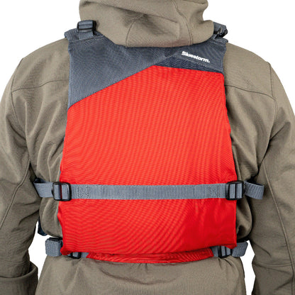 Bluestorm Drift Adult Universal Paddling Vest - Nitro Red - Boat Gear USA