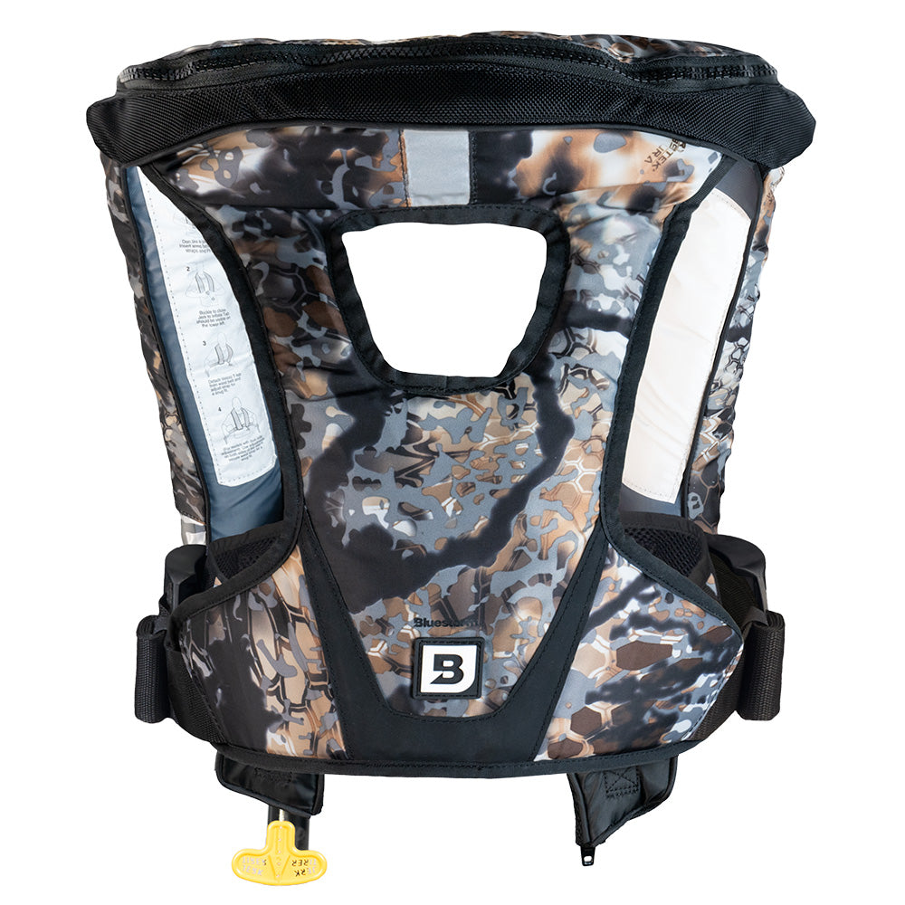 Bluestorm Kryptek Arcus 40 Auto Type II Inflatable PFD - Obscura Skyfall - Boat Gear USA