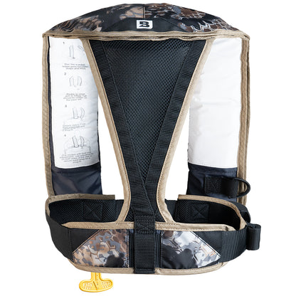 Bluestorm Kryptek Atmos 40 Auto Type II Inflatable PFD - Obscura Skyfall - Boat Gear USA