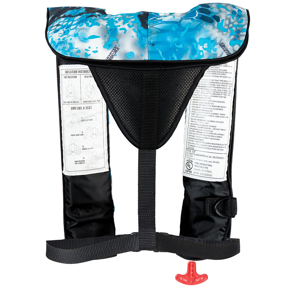 Bluestorm Kryptek Cirrus 26 Auto/Manual Type V Inflatable PFD - Obscura Litus - Boat Gear USA