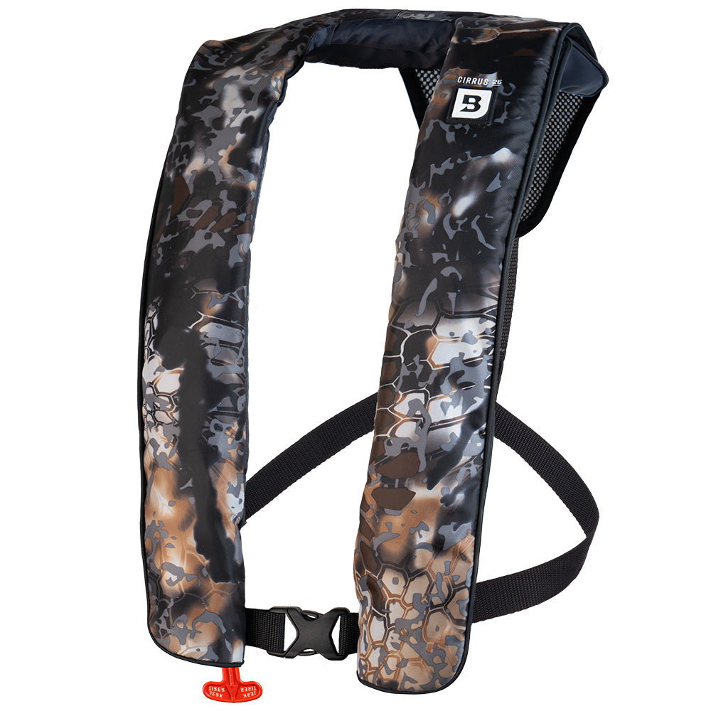 Bluestorm Kryptek Cirrus 26 Auto/Manual Type V Inflatable PFD - Obscura Skyfall - Boat Gear USA