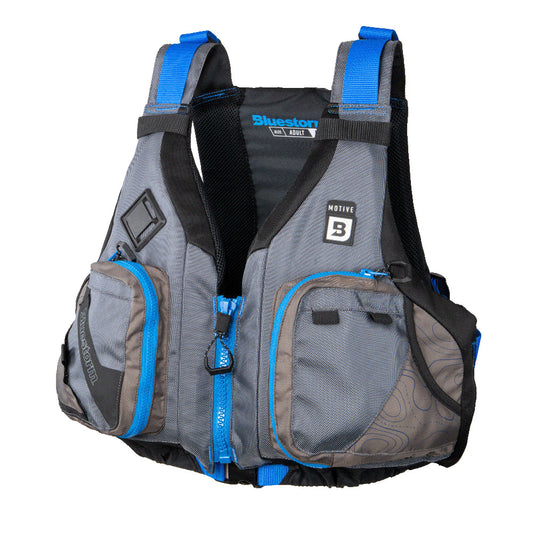 Bluestorm Motive Kayak Fishing Vest - Deep Blue - 2XL/3XL - Boat Gear USA