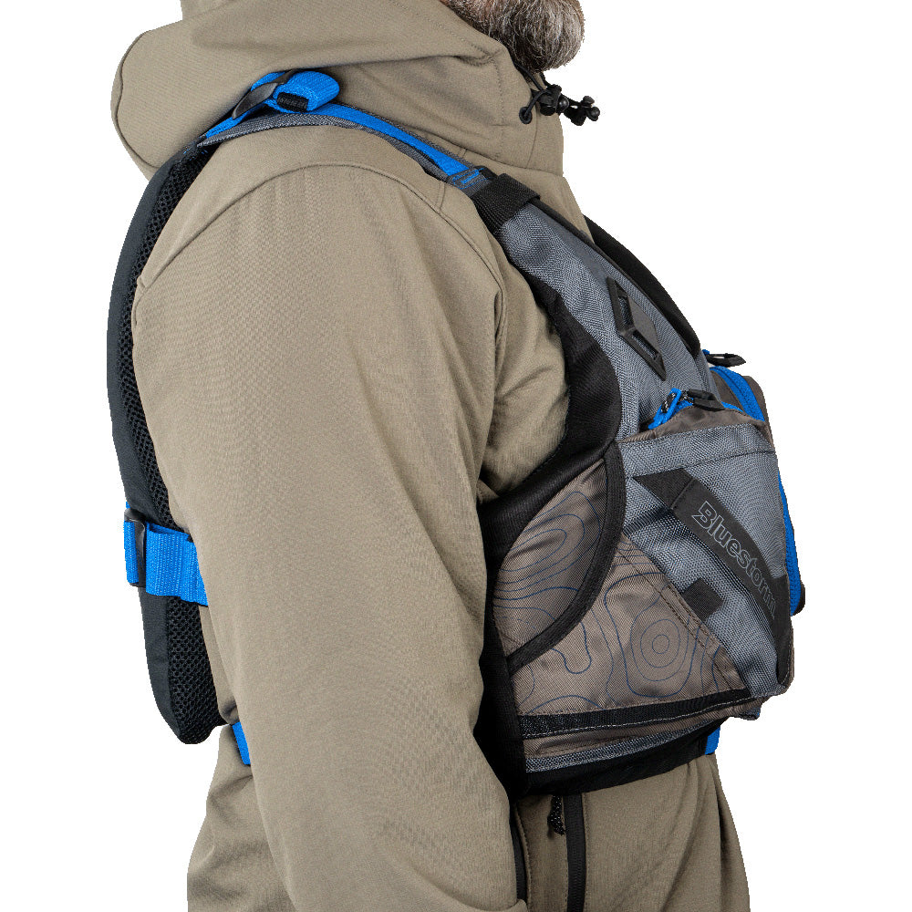 Bluestorm Motive Kayak Fishing Vest - Deep Blue - 2XL/3XL - Boat Gear USA