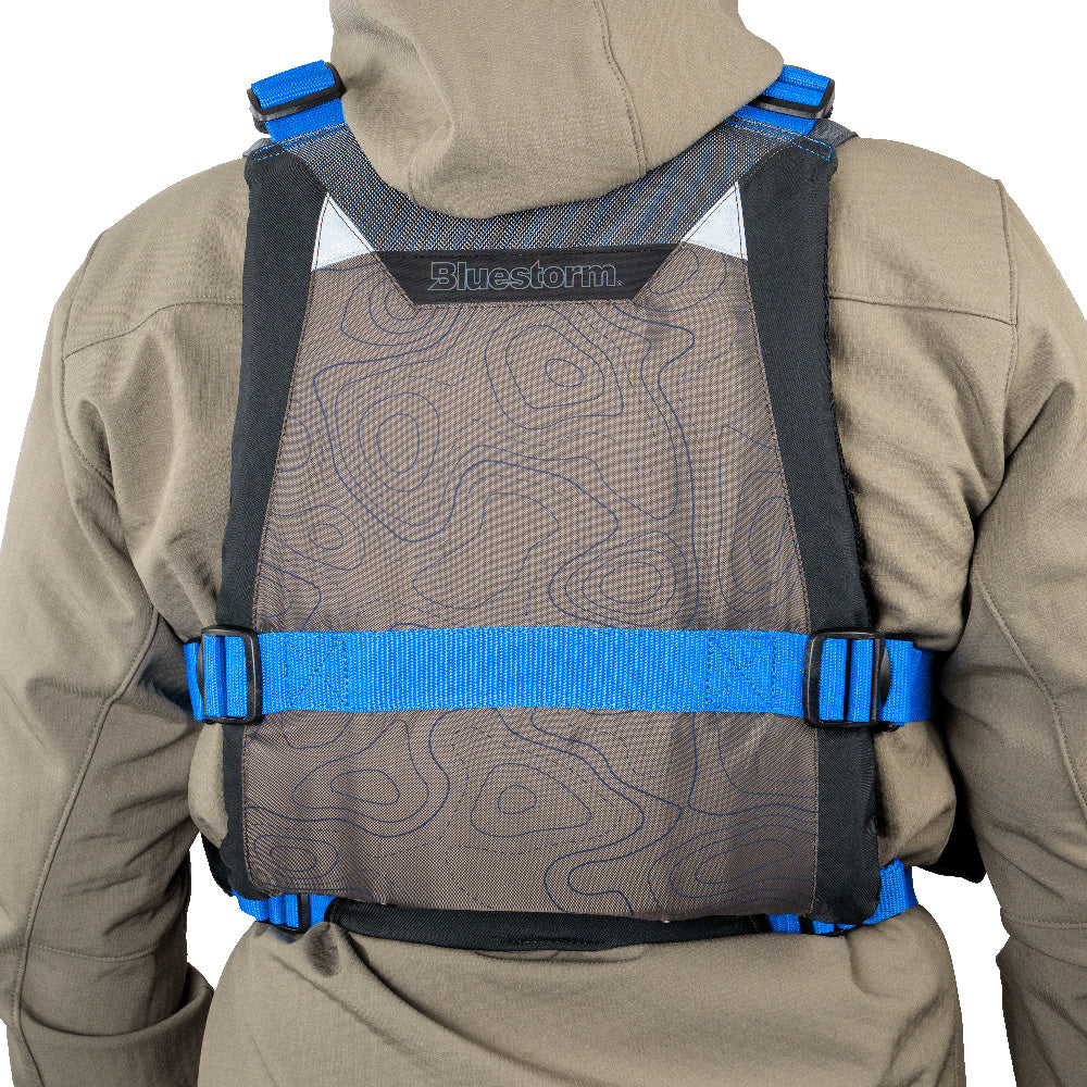 Bluestorm Motive Kayak Fishing Vest - Deep Blue - 2XL/3XL - Boat Gear USA