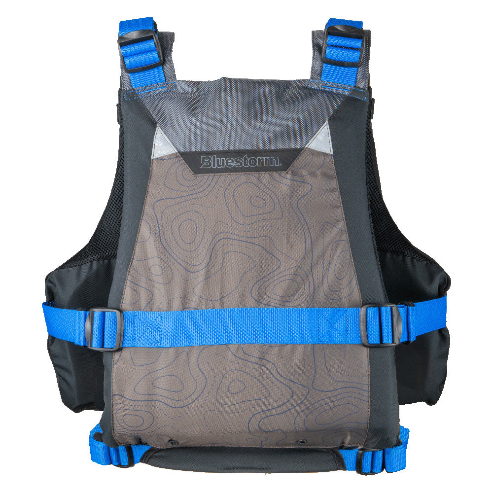 Bluestorm Motive Kayak Fishing Vest - Deep Blue - L/XL - Boat Gear USA