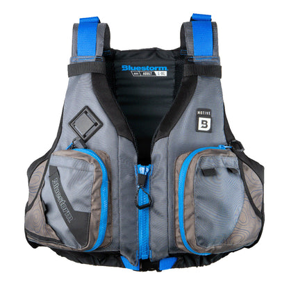 Bluestorm Motive Kayak Fishing Vest - Deep Blue - S/M - Boat Gear USA