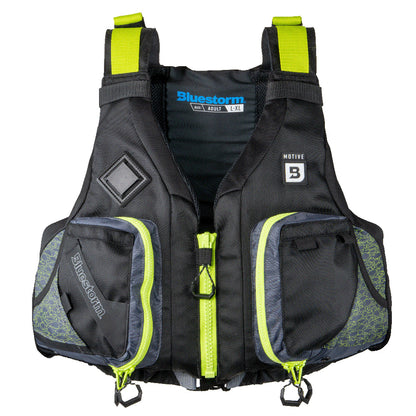 Bluestorm Motive Kayak Fishing Vest - Hi-Vis - L/XL - Boat Gear USA