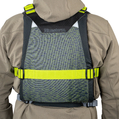 Bluestorm Motive Kayak Fishing Vest - Hi-Vis - L/XL - Boat Gear USA