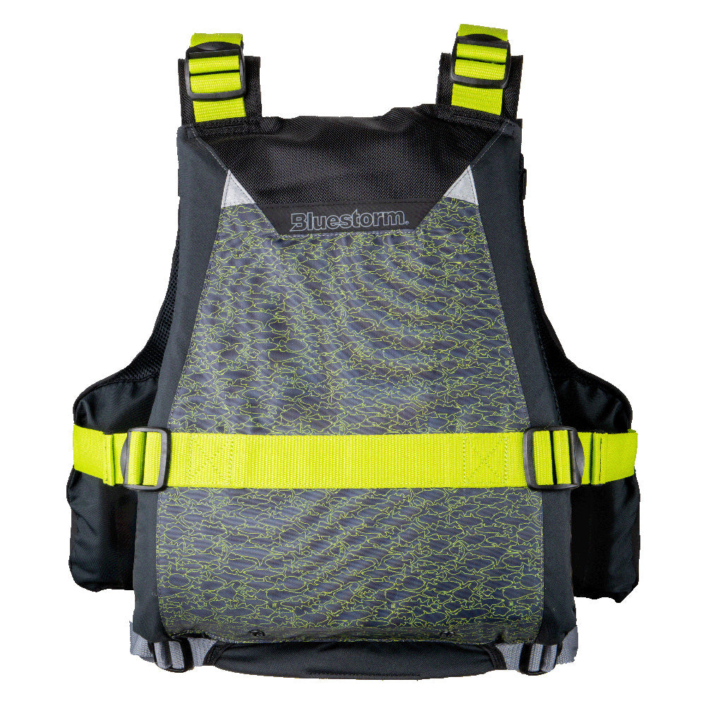 Bluestorm Motive Kayak Fishing Vest - Hi-Vis - S/M - Boat Gear USA