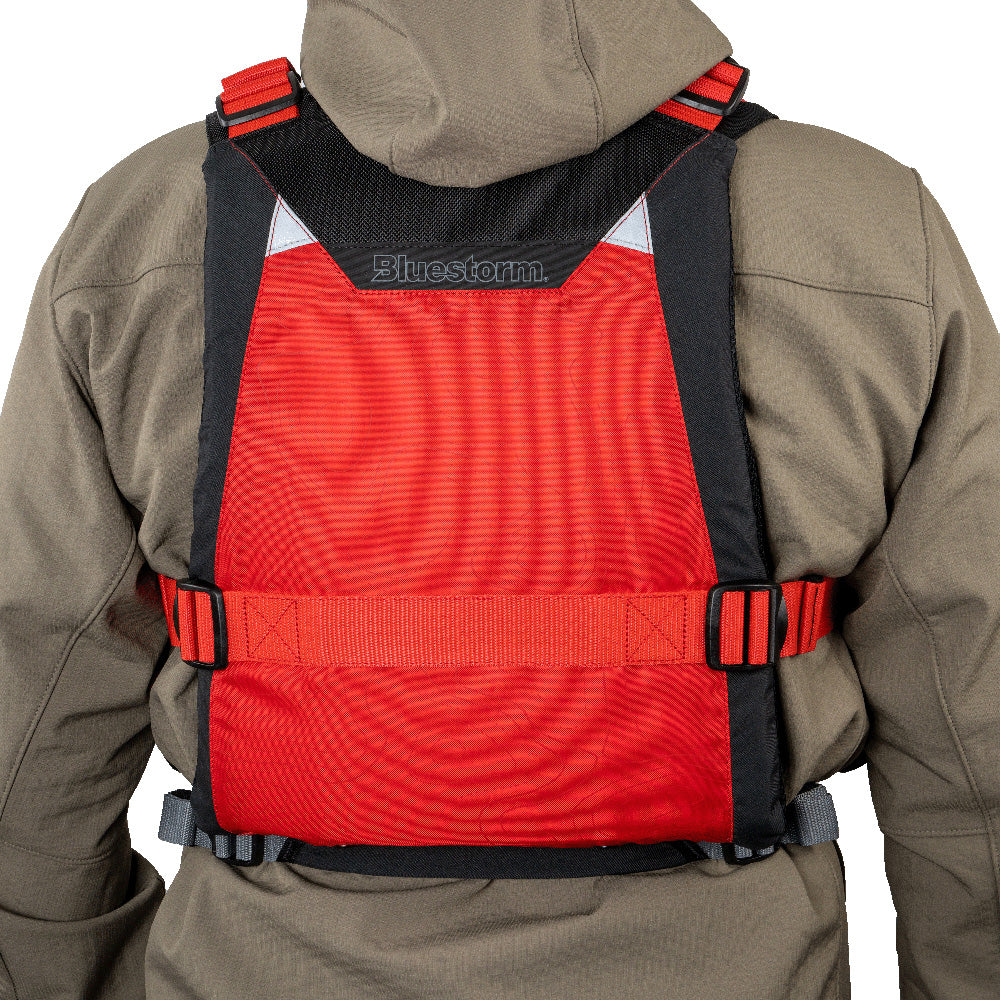 Bluestorm Motive Kayak Fishing Vest - Nitro Red - L/XL - Boat Gear USA