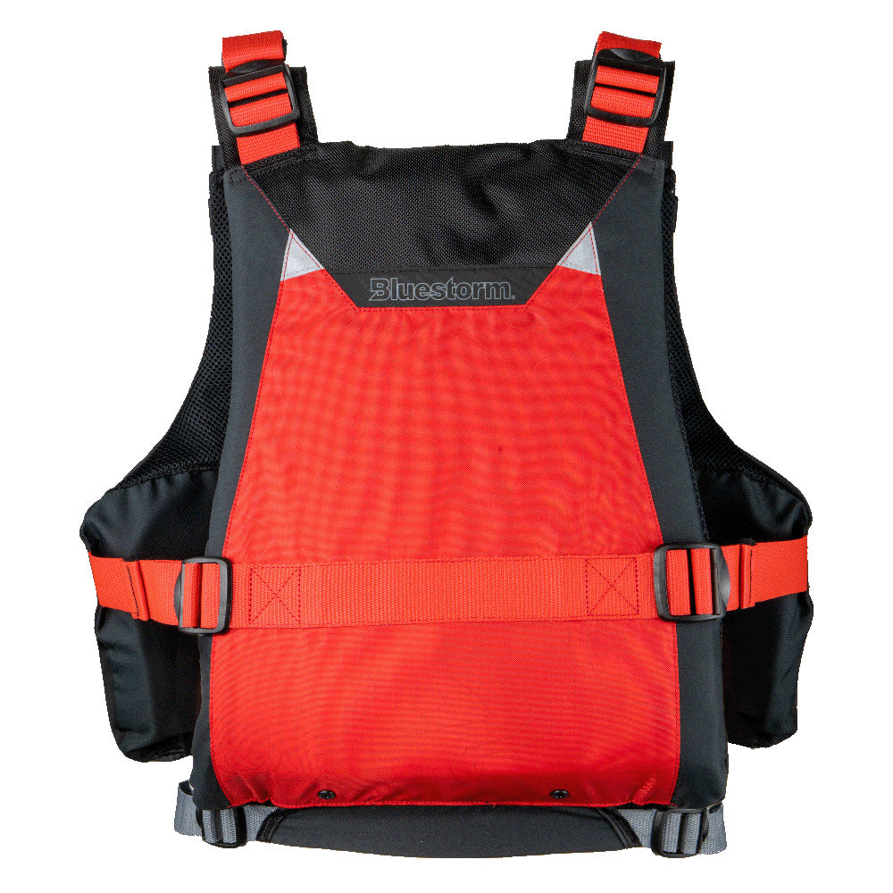 Bluestorm Motive Kayak Fishing Vest - Nitro Red - S/M - Boat Gear USA