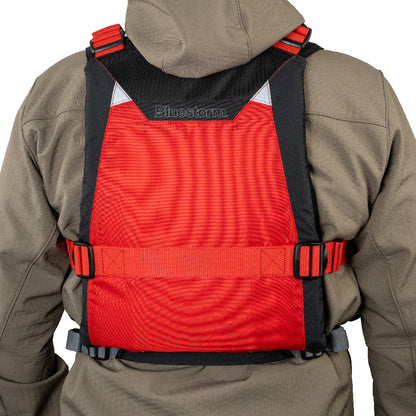 Bluestorm Motive Kayak Fishing Vest - Nitro Red - S/M - Boat Gear USA